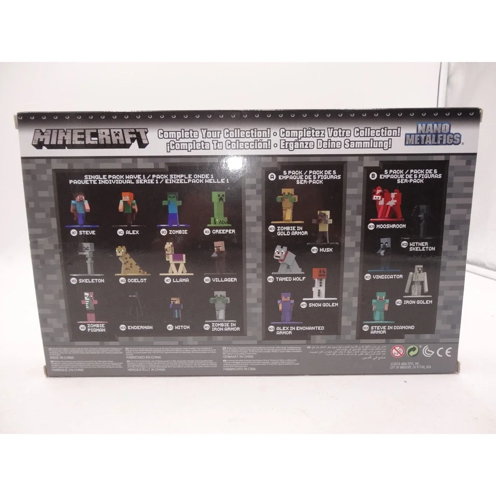 Minecraft‎ 20 Pack Nano Metalfigs 1.65